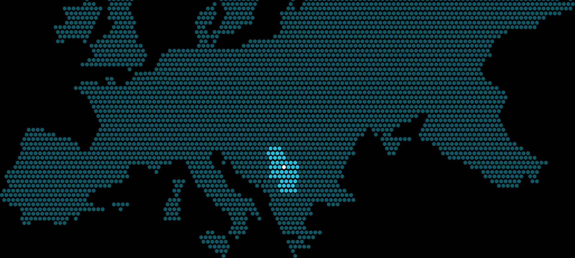 World map showing UWIT's location in Belgrade, Serbia